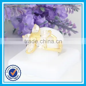 2015 Yiwu Wholesale Korean Fashion Gold Flower Models Ring for Women thumbnail-3