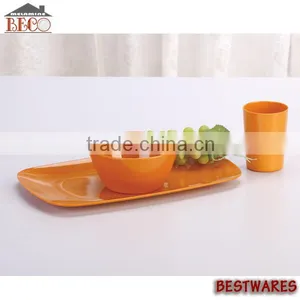 Melamine Dinnerware Set,solid Color Tableware Set,plasric Dinner Set thumbnail-1