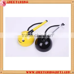 Round Smile Face Base Plastic Table Pen Desk Pen thumbnail-6