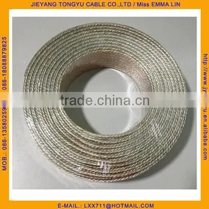 Pure Copper Crystal Speaker Cable Gold and Silver Copper Speaker Wire thumbnail-2