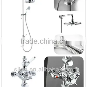 Bathroom Shower System Luxury Showerhead Thermostatic Valve thumbnail-1