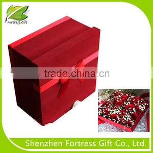 Elegant Paper Flower Gift Box, Flower Box for Wholesale thumbnail-1