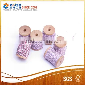 Wooden Spool of Bead Big Craft Wooden Spool Bead Wood Craft Spool thumbnail-1