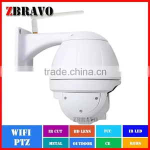 WIFI POE Camera 1.0MP 1.3MP 2.0MP Wireless Mini PTZ Dome Camera Pan/Tilt/Zoom Support Alarm,SD Card,Audio thumbnail-4