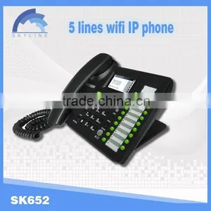 Support 5 Sip Account Wifi ip Phone. Wireless ip Phone ip Wireless Phone thumbnail-1