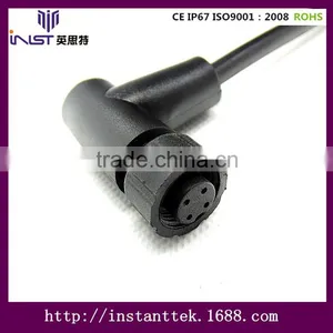 INST M12 90 Degree 4pin Waterproof Connector thumbnail-2