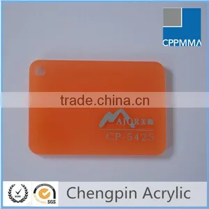 Decorative Orange Color Plastic Acrylic Sheet thumbnail-1