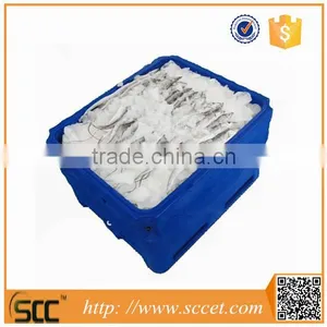 1000L Insulate Ice Bin Fishing Box, Storage Bin Cooler, Rotomolded Plastic Fish Bin thumbnail-2