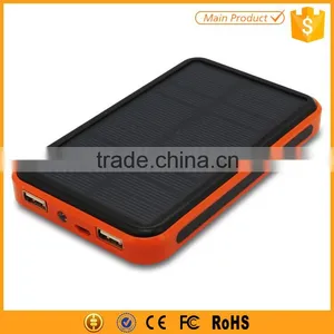 Outdoor 10000mAh Flashlight Power Bank Solar Full Capacity thumbnail-2
