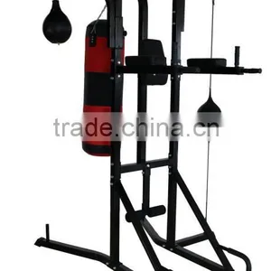 7-stations Boxing Training Bag Stand With Speedbag thumbnail-1