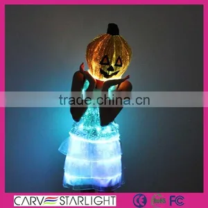 Light up Pumpkin Halloween Hat Luminous Halloween Hat Pumpkin Hat thumbnail-4