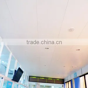 Square Suspended Perforated Soundproof Aluminium Ceiling Design thumbnail-3