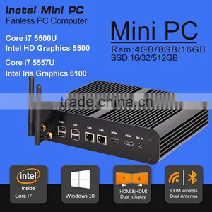Partaker G2 5th Gen Intel I7 5500u Processor Game King Mini Pc for Gamer thumbnail-1