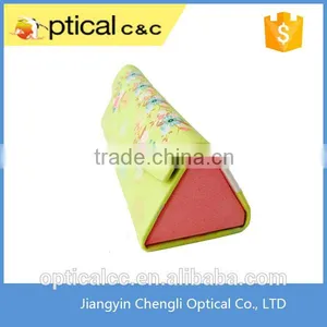 Personalized Microfiber Handmade Triangle Folding Sun Glasses Case Quality Choice thumbnail-1