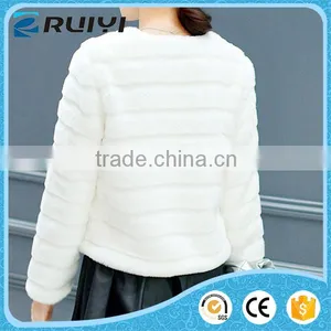 Women's Coat Turkish Coat for Long Sleeves Faux Fur Coat thumbnail-4