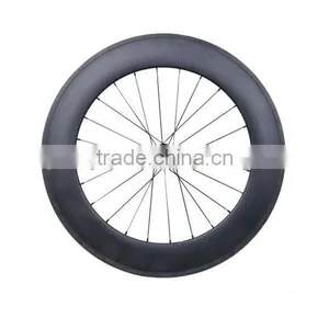 700C CARBON WHEELS 88MM TUBULAR, Professional Bike Wheels 3k Glossy Rim 88mm Tubular, Road Bicycle Wheelsets 88mm Tubular thumbnail-6