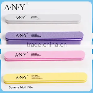 Professional Nail Care Polishing Sponge Sanding Nail File 100/180 Grit thumbnail-1