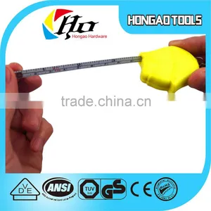 Yellow Folwer Design 0.1mm Thickness Blade Mini Tape Measure thumbnail-2