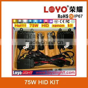 Best Selling Auto HID Xenon Kit H1, H3, H4, H7, H8, H9, H10, H11,75W Hid Kit thumbnail-1