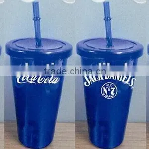 Designer Crazy Selling 24OZ Singel Wall Plastic Wine Cup With Lid in Mugs thumbnail-3