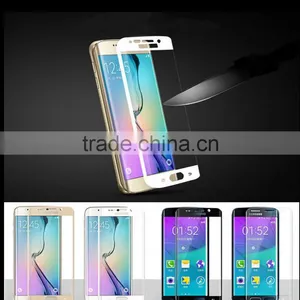 For SAMSUNG GALAXY S6 Edge Screen 3D Curved Tempered Full Cover 9H HD Premium Explosionproof Anti-Scratch Screen Protector thumbnail-1