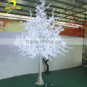H:3.5m Christmas Outdoor White Metal Lighted Trees Led Street Lighting thumbnail-1