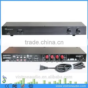 Home 4 Channel 160 Watts Mono Bridged Professional hi fi Mini Stereo Audio Power Amplifier thumbnail-1