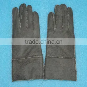 Whole Lamb Leather Gloves Made by Machine,KZ140036 thumbnail-1