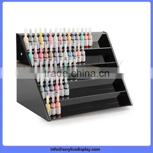Cheap Price Custom Hot Sale Promotion Nice Acrylic Nail Polish Display Shelf thumbnail-3