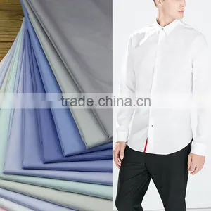 Stocklot CVC Dyed Woven Polyester Cotton 60/40 Plain Shirt Fabric thumbnail-1