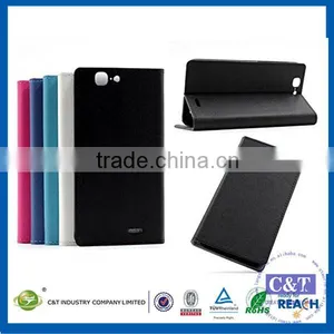 C&T Genuine Credit Card Holder Stand pu Wallet Leather Case for Huawei Ascend g7 thumbnail-1