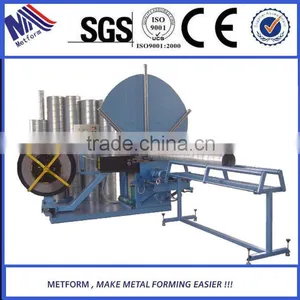 Round Duct Elbow Making Machine Spiral Tube Pipe Duct Forming thumbnail-1