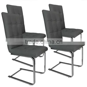 Fabric Chair With Metal Frame thumbnail-4