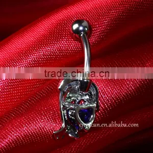 Indian Body Piercing Jewelry Belly Navel Ring thumbnail-2