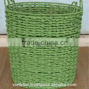 Round Seagrass Basket (website: Vietkhoico.ltd) thumbnail-5