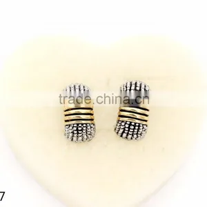 2016 Juyuan Double Color Plated Whole Sales Earrings thumbnail-1