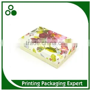 ELEGANT BOUTIQUE PAINTING PRINTING FLOWER CARDBOARD GIFT PAPER BOX thumbnail-6