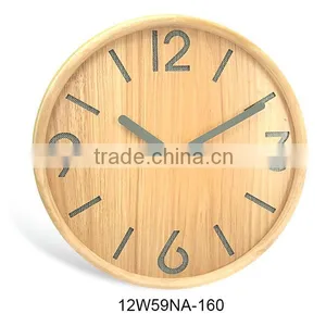 12 Inch Novelty Wooden Art Funky Wall Clocks(12W59NA-160) thumbnail-1