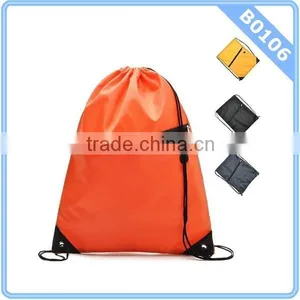 Waterproof New Hiking Sport Gym Swim Nylon Drawstring Backpack thumbnail-1