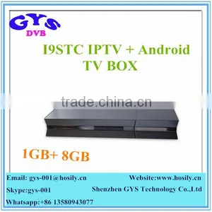 Hight Quanlity Ipremium i9 Android 4.4 OS Iptv Box Quad Core DVB-S2+T2/C Combo Receiver IPREMIUM I9STC Set TOP Box thumbnail-1