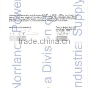 With CE,2015 EN14785 Stage 2 Test in Germany TUV-SUD,morden Cheap Wood Pellet Stove PS-50 thumbnail-5