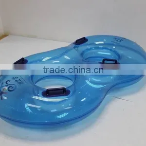 PVC Double Holes Swim Ring With Hander thumbnail-4