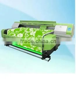 HOT Digital Textile Flat-bed Printer With Origin Take up System and Printer Heater thumbnail-1