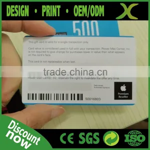 Free Design~~~!!! Best PVC Barcode Card/ PVC Barcode Member Card thumbnail-2