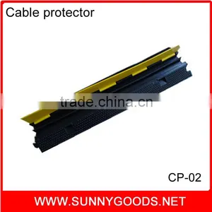 2 Chaneel Office Rubber Cable Protector Humps CP-02 thumbnail-2