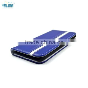 2015 New Design Concise TAPS Leather Case For Wiko Cink Five With Magnet Close up thumbnail-5