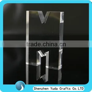 Cnc Laser Engraved Acrylic 3d Letter Sign Manufacture, Best Selling Crystal Clear English Letter thumbnail-1