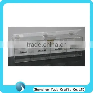Plexiglass Candy Box Display in Different Size, Acrylic Candy Display Bin With Lid thumbnail-1