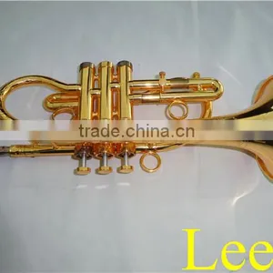 High-grade Gold Lacquer Trumpet --553G thumbnail-1