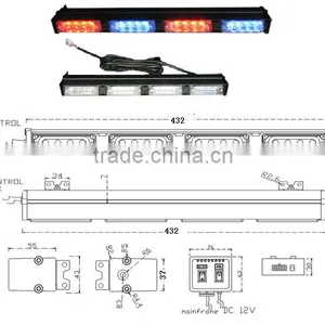 Traffic Advisors Deck/Dash Mount Emergency Light Police Visor Led Strobe Lights LTDG9111B-4 thumbnail-2
